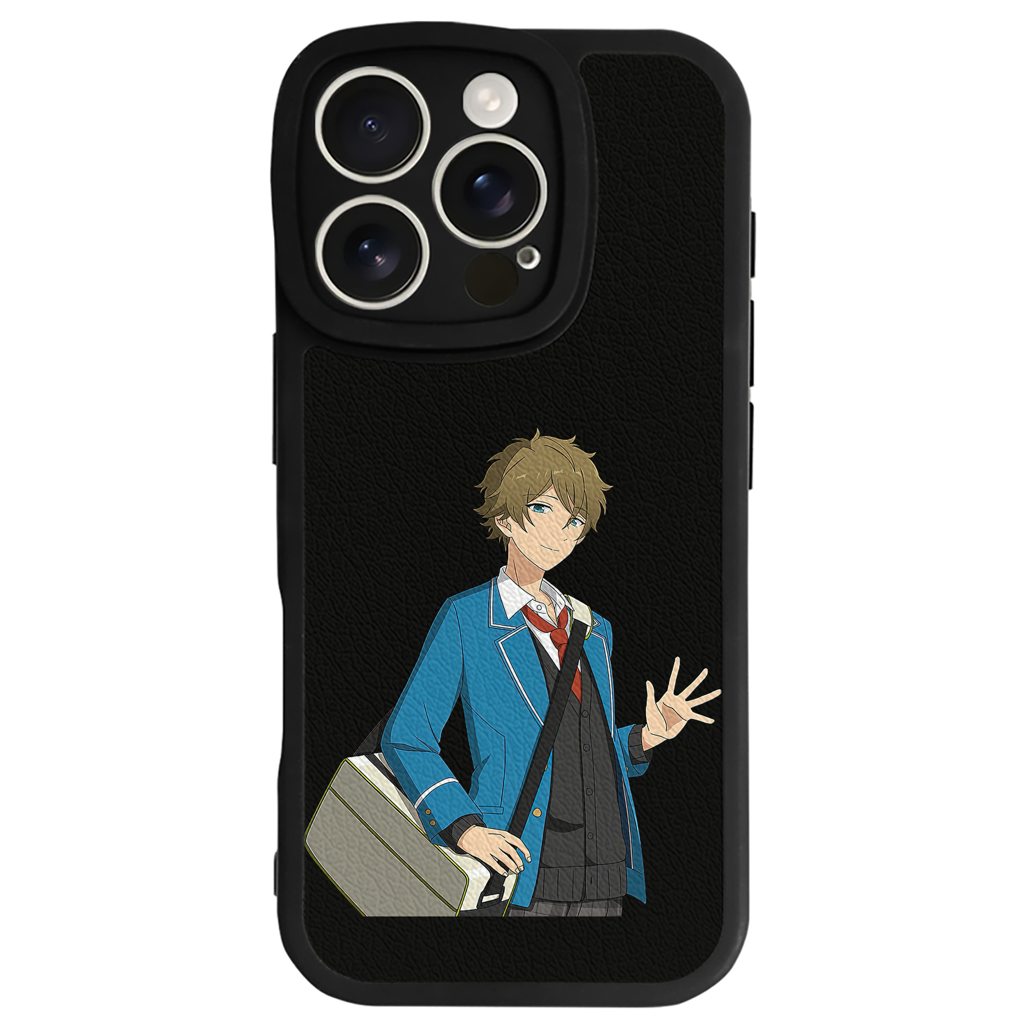 （画像用） あんさんぶるスターズ! Ensemble Stars 【iPhone 16シリーズ対応】シリコンスマホケース（レザー調） 材質：シリコン